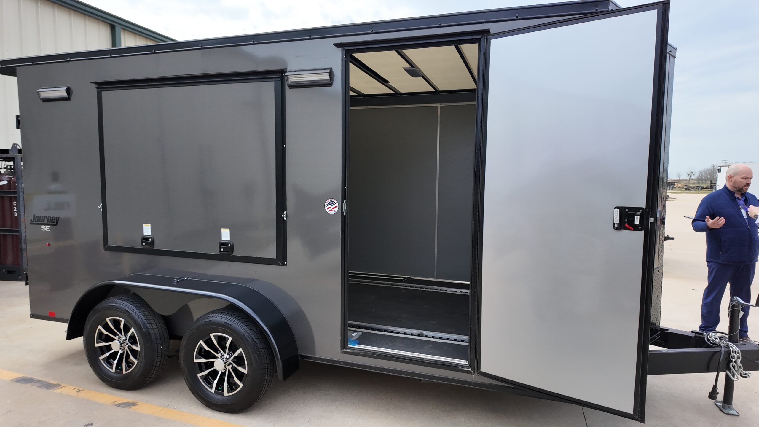 Journey SE cargo trailer showcasing critical component solutions