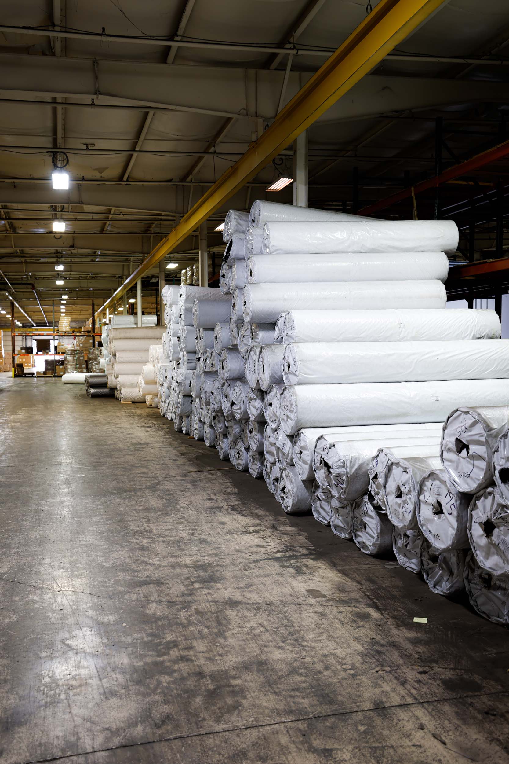 UFP Distribution team member reviewing inventory